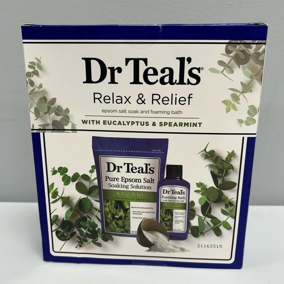 Dr. Teal's Relax and Relief Epsom Salt and Foaming Bath Set - Picture 2 of 2